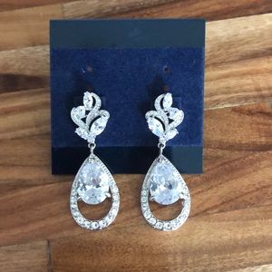 Crystal teardrop earrings